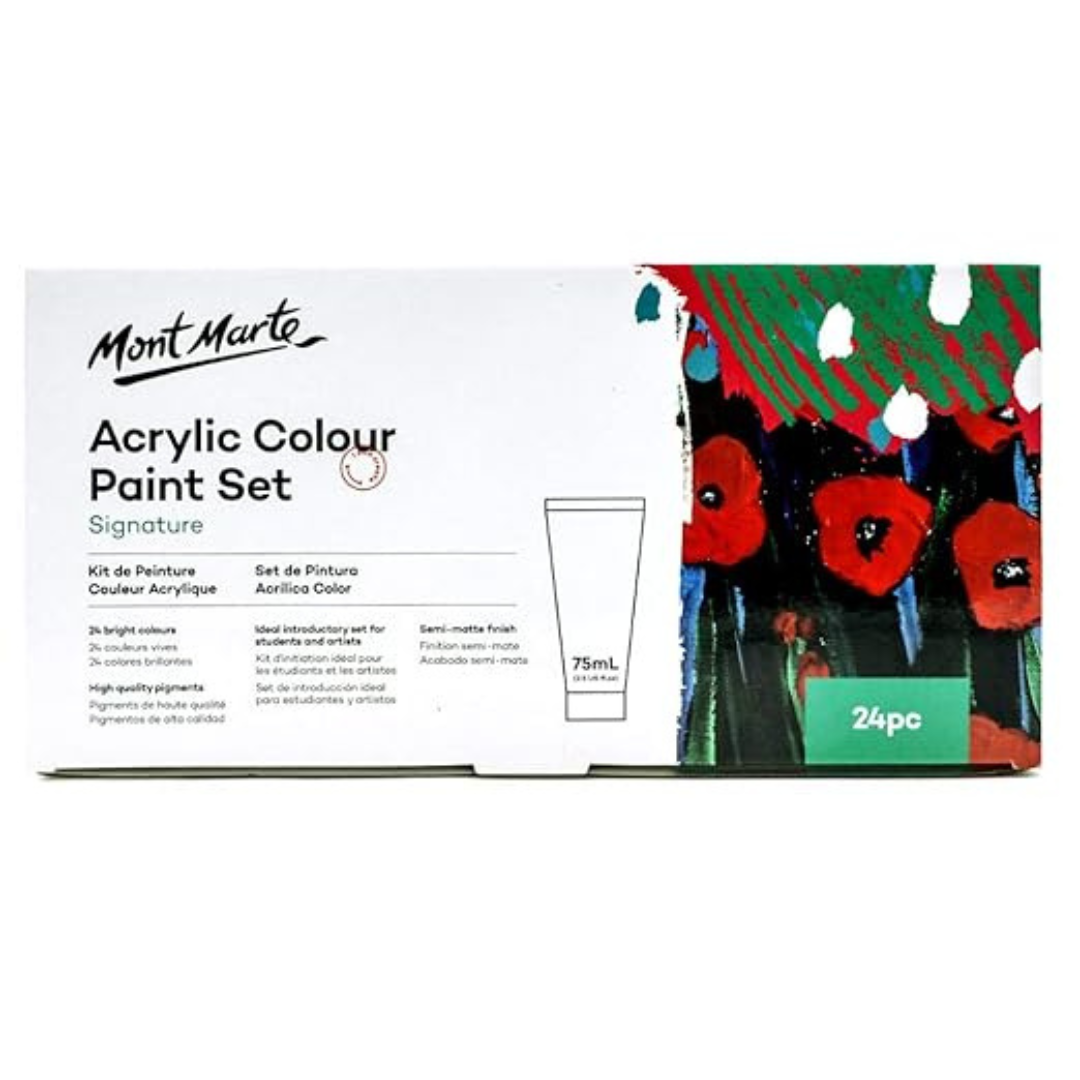 Mont Marte Acrylic Colour Paint Set  - Multicolor