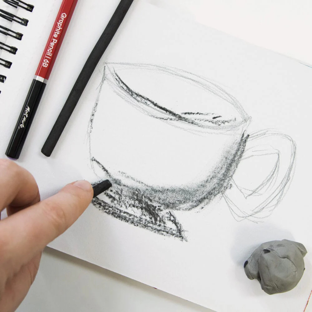 Mont Marte Willow Charcoal in Tin Signature