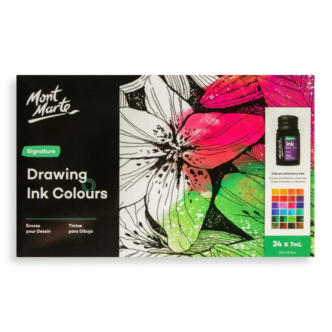 Mont Marte Drawing Ink Colour Signature Set
