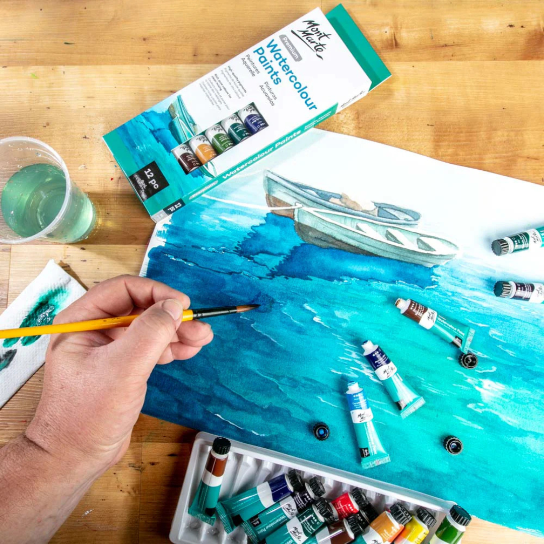 Mont Marte Watercolour Paints Premium Intro Set