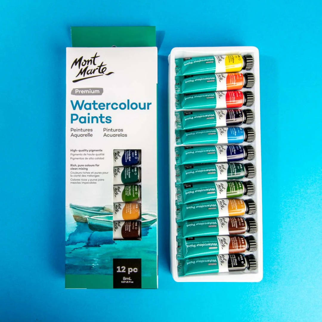 Mont Marte Watercolour Paints Premium Intro Set
