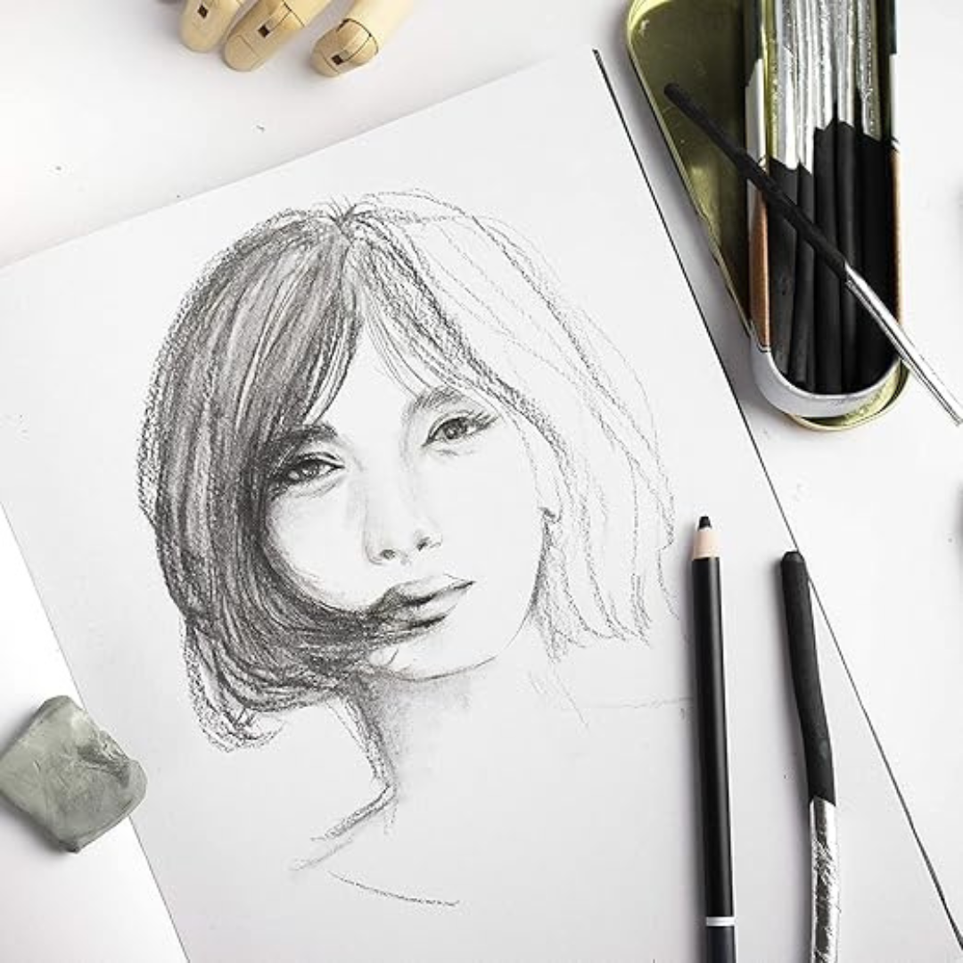 Mont Marte Willow Charcoal in Tin Signature