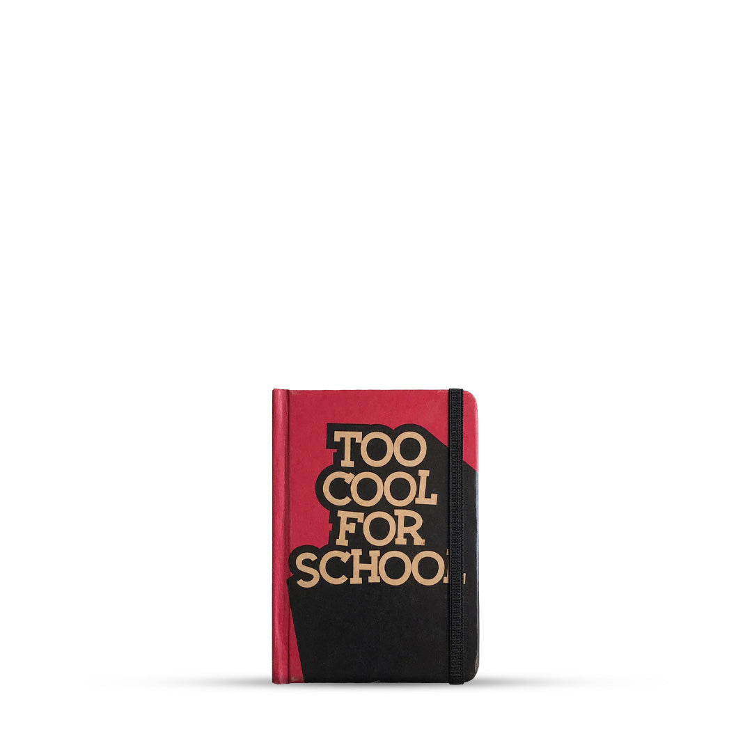 Mooch Too Cool For School A6 Plain Notebook