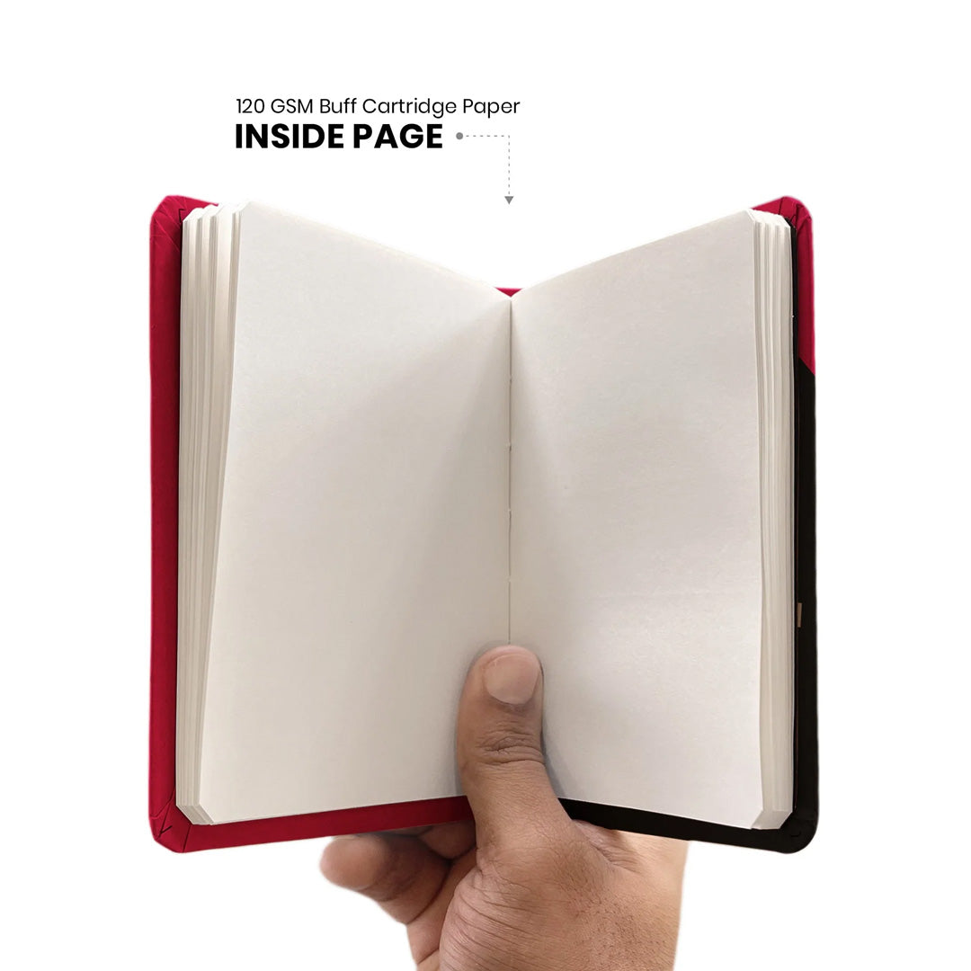 Mooch Too Cool For School A6 Plain Notebook