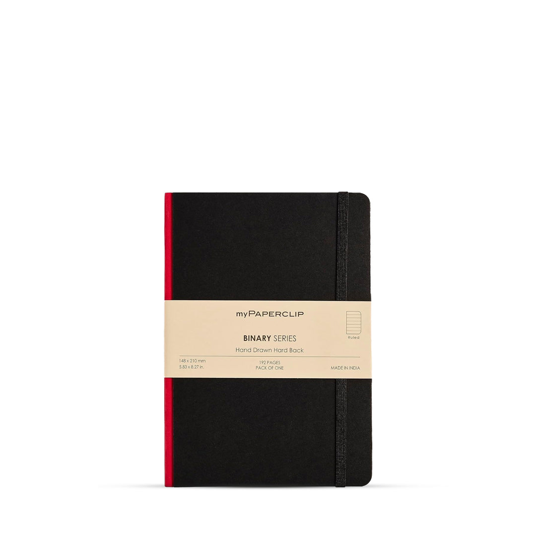 MyPaperclip Binary Series A5 Ruled Notebook