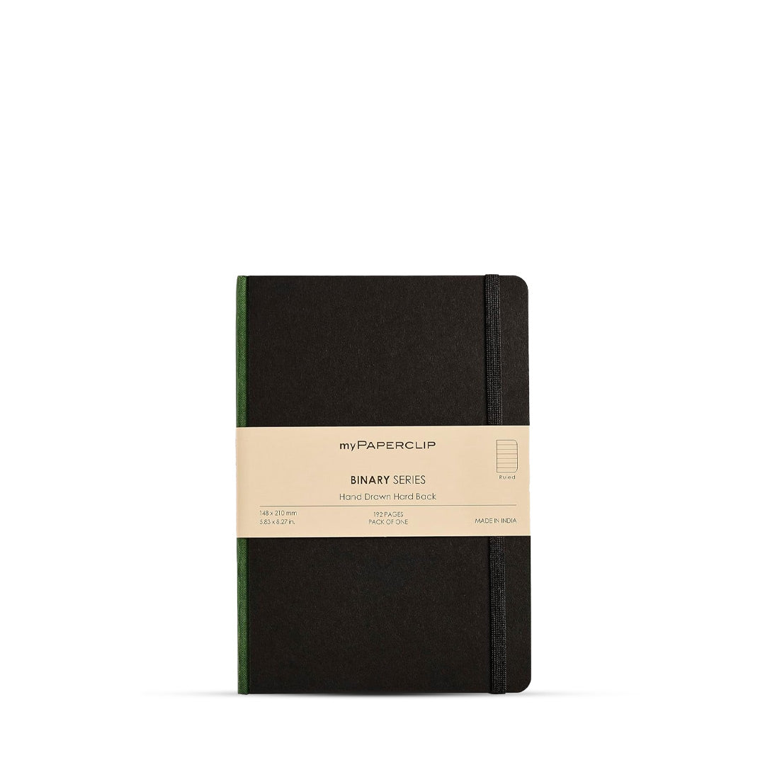 MyPaperclip Binary Series A5 Ruled Notebook