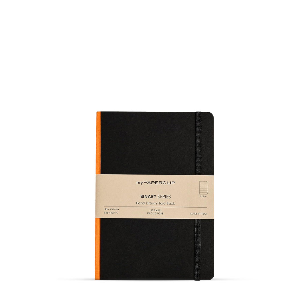 MyPaperclip Binary Series A5 Ruled Notebook