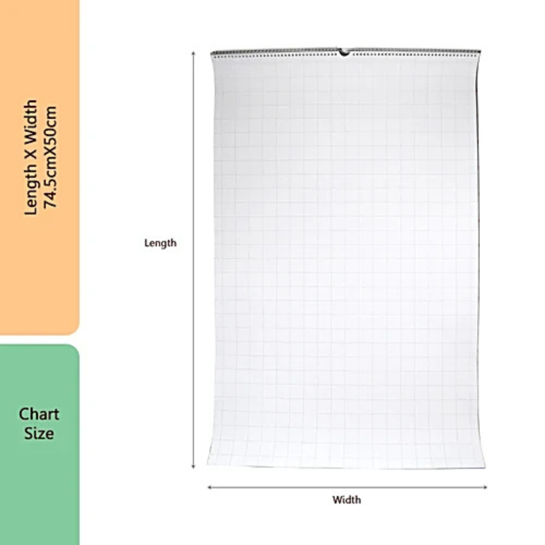 Oddy Flip Paper Chart (Meetings / Presentation Chart)-25 Sheets
