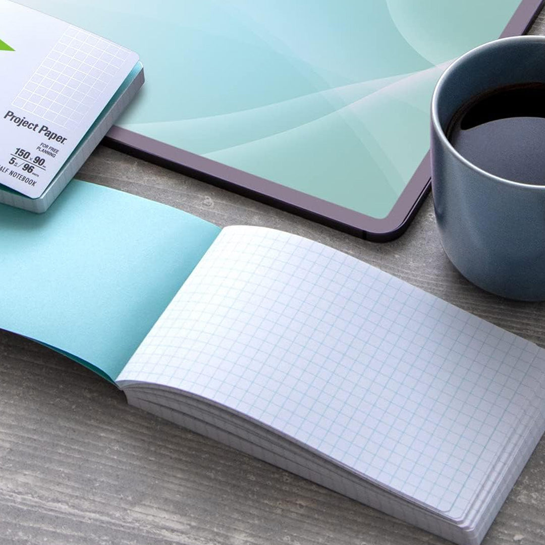 Okina Project Half Note Grid Notebook