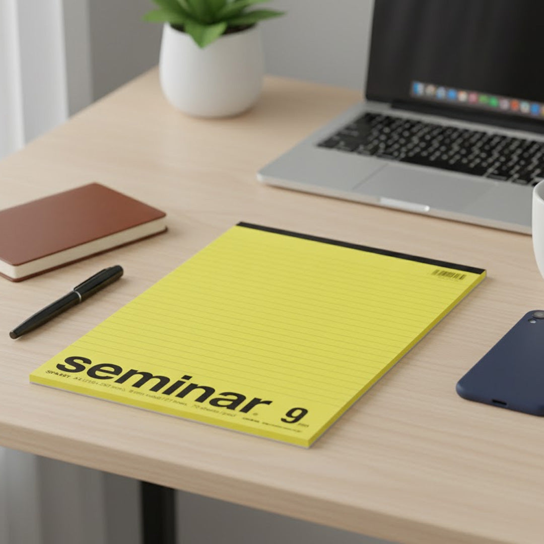 Okina Seminar Report A4 Ruled Notepad