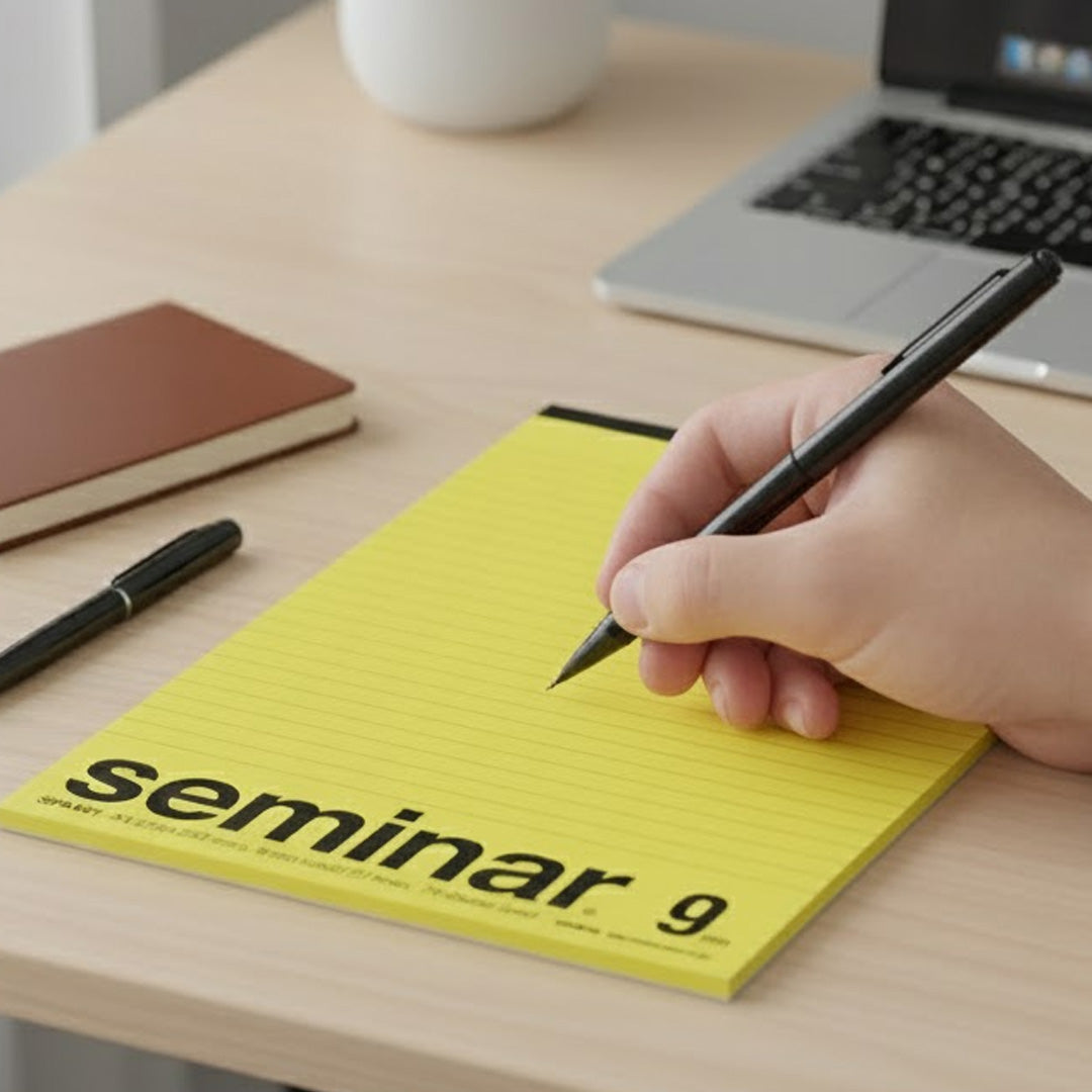 Okina Seminar Report A4 Ruled Notepad