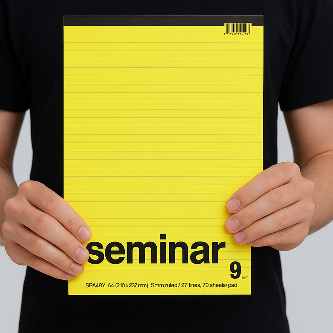 Okina Seminar Report A4 Ruled Notepad
