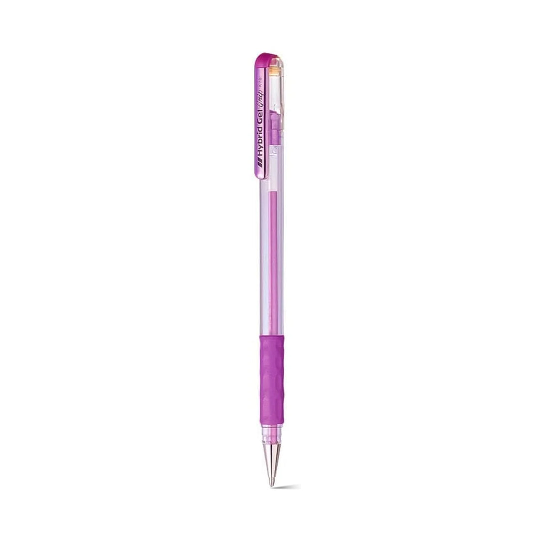 Pentel Hybrid Gel Grip Pastel Gel Ink Roller Pen