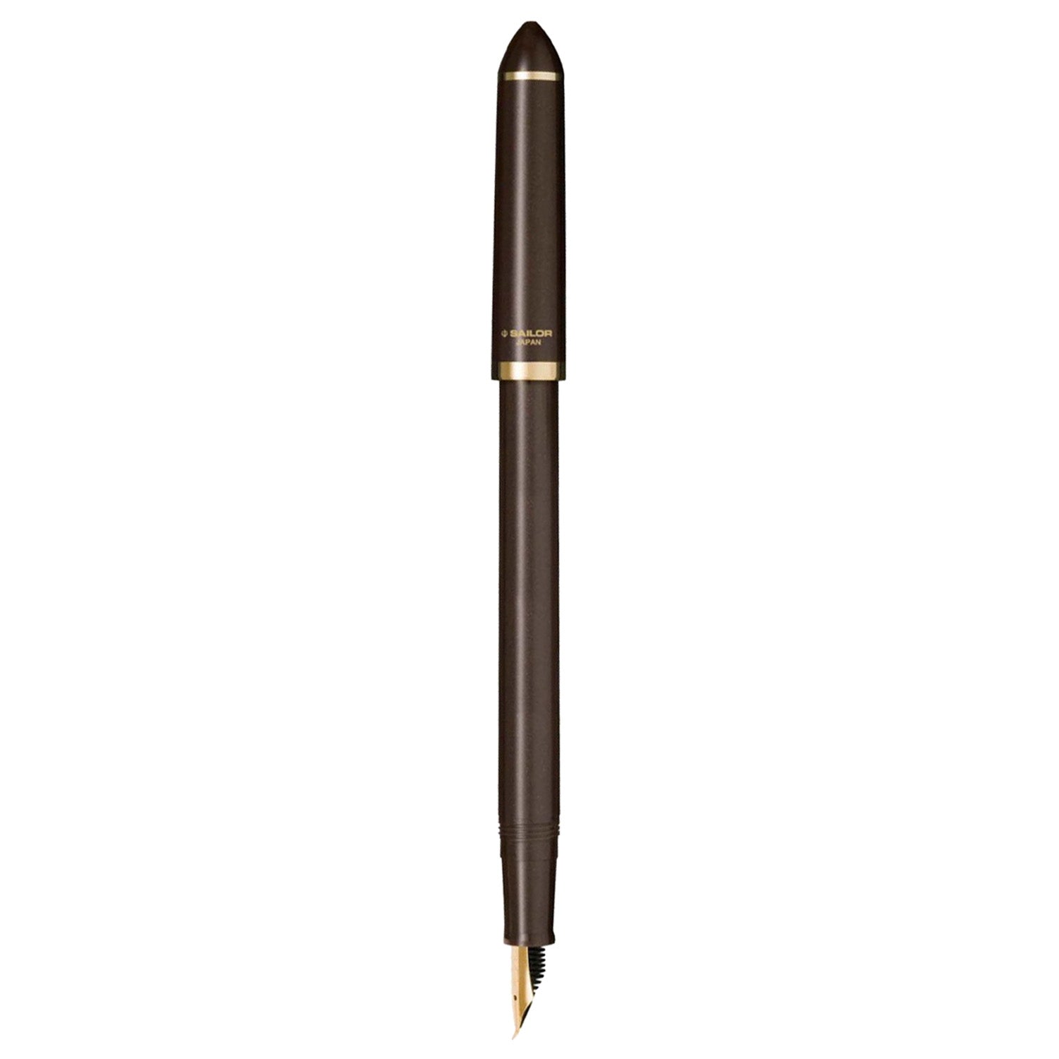 Sailor Fude de Mannen Brown GT Fountain Pen 12-0150-080