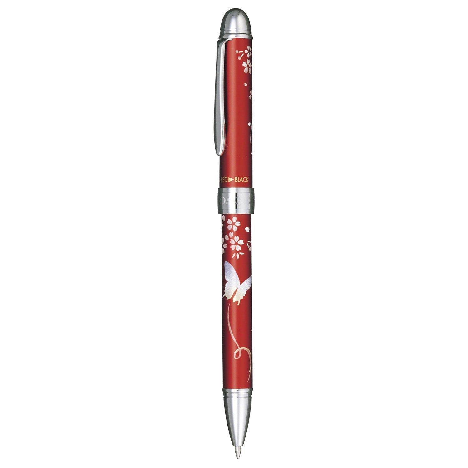 Sailor Yubi Maki-E Butterfly Red CT Multi Functional Pen 16-0333-230