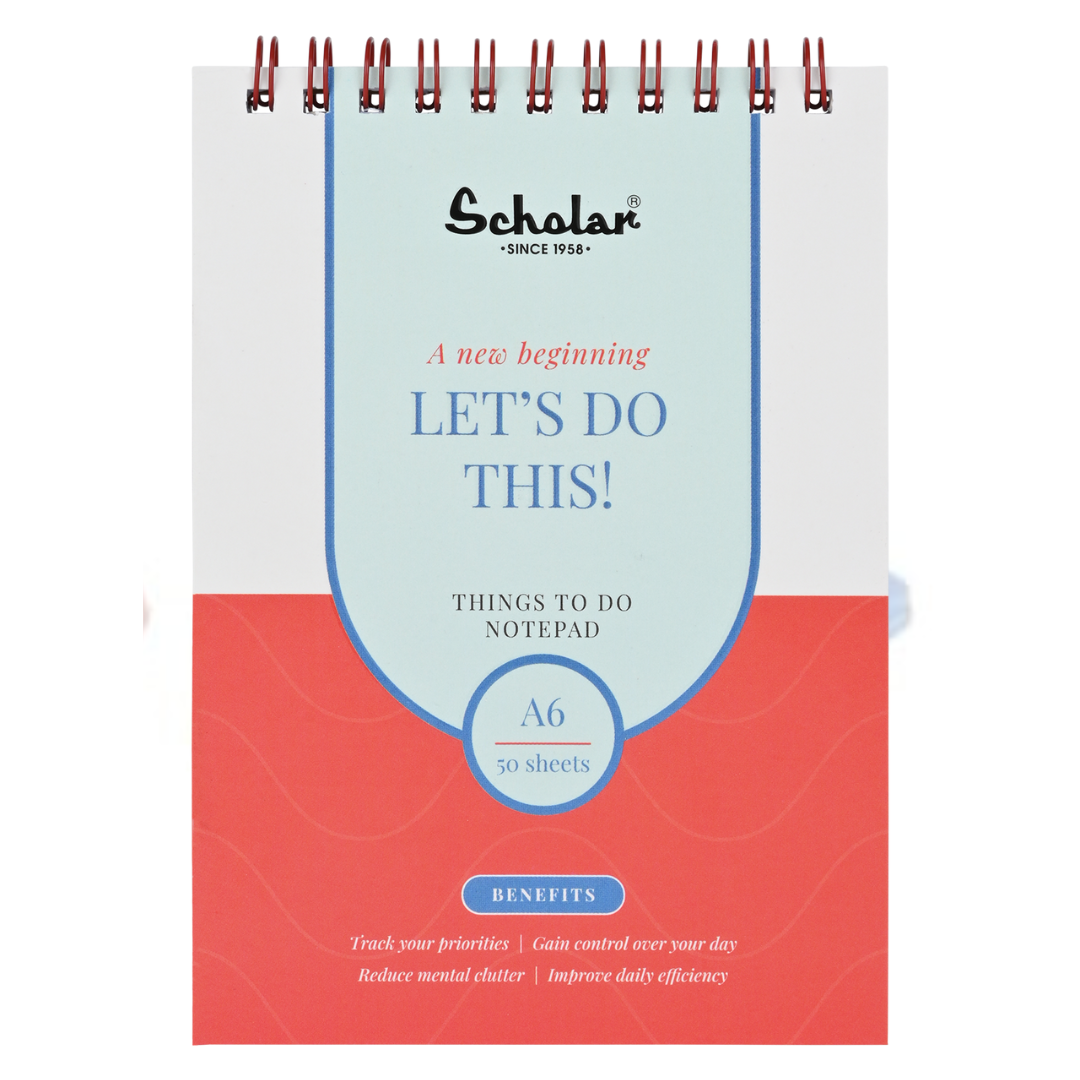 Scholar Things To-do Ruled Spiral Pads (TTS)