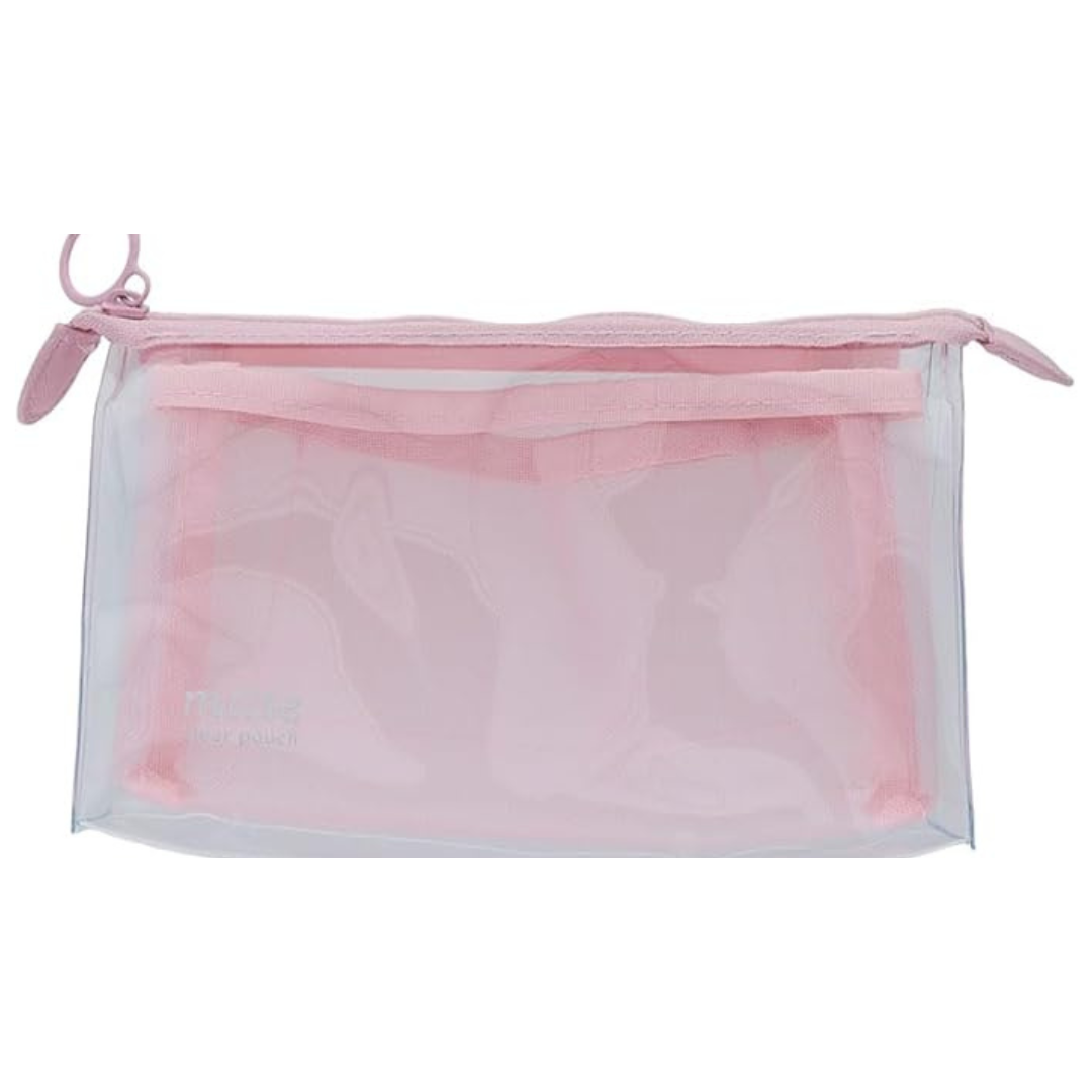 Sun Star Mesh Mitte Clear Pouch