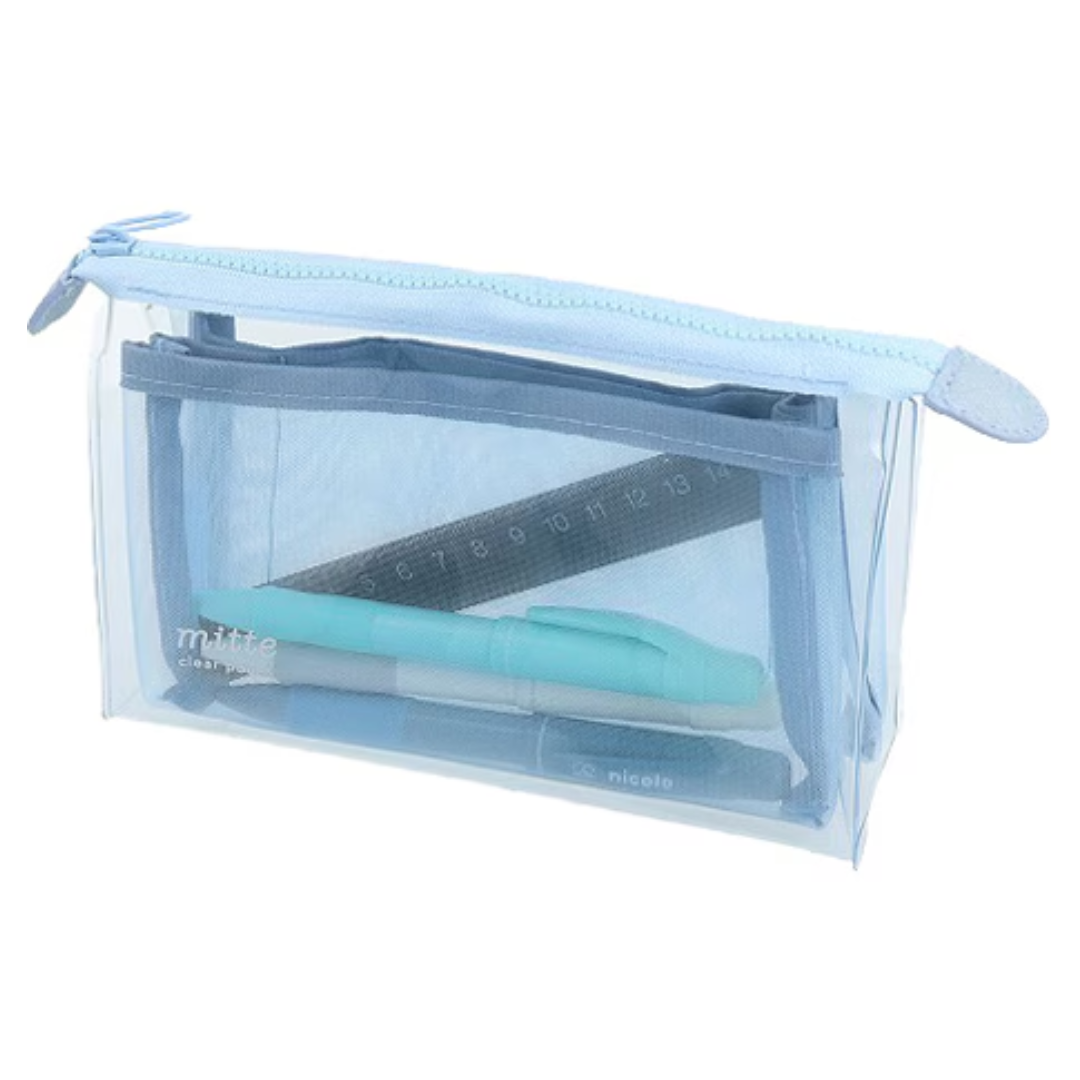 Sun Star Mesh Mitte Clear Pouch