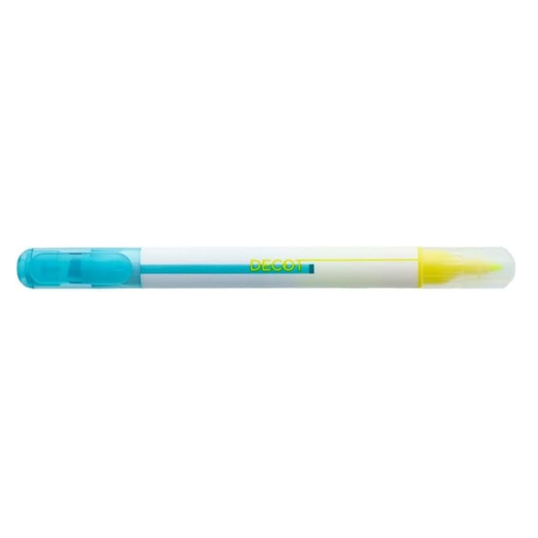 Sun Star Decot Overwriting Aqua Blue/Yellow Marker