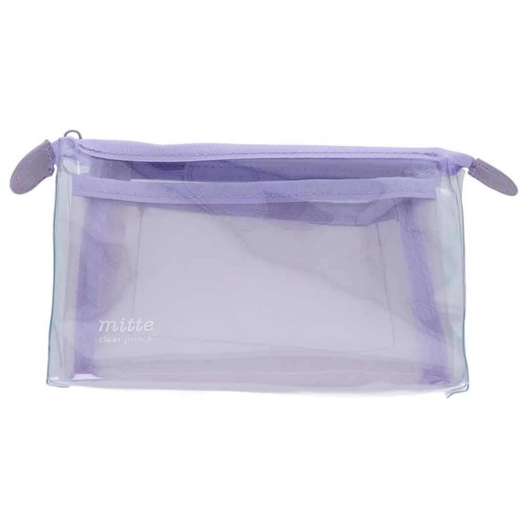 Sun Star Mesh Mitte Clear Pouch