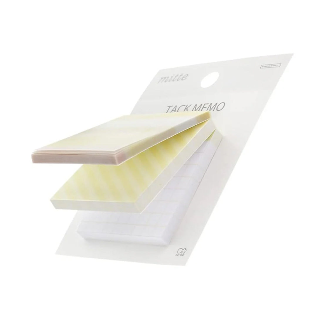 Sun Star Cream Yellow Mitte Square Block Sticky Notes