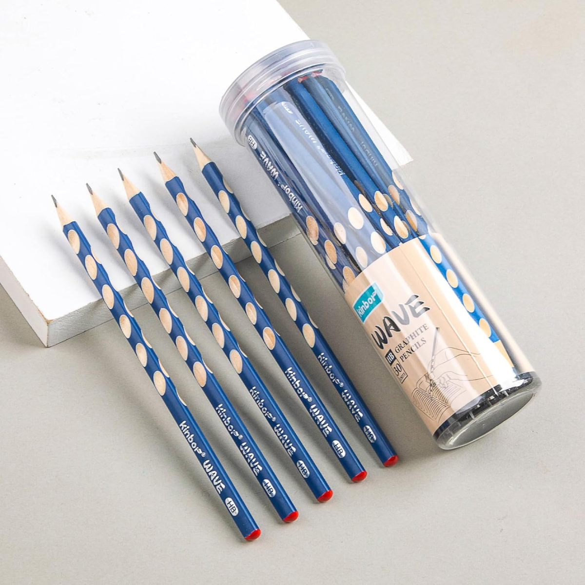 Kinbor Wave HB Graphite Pencils Set