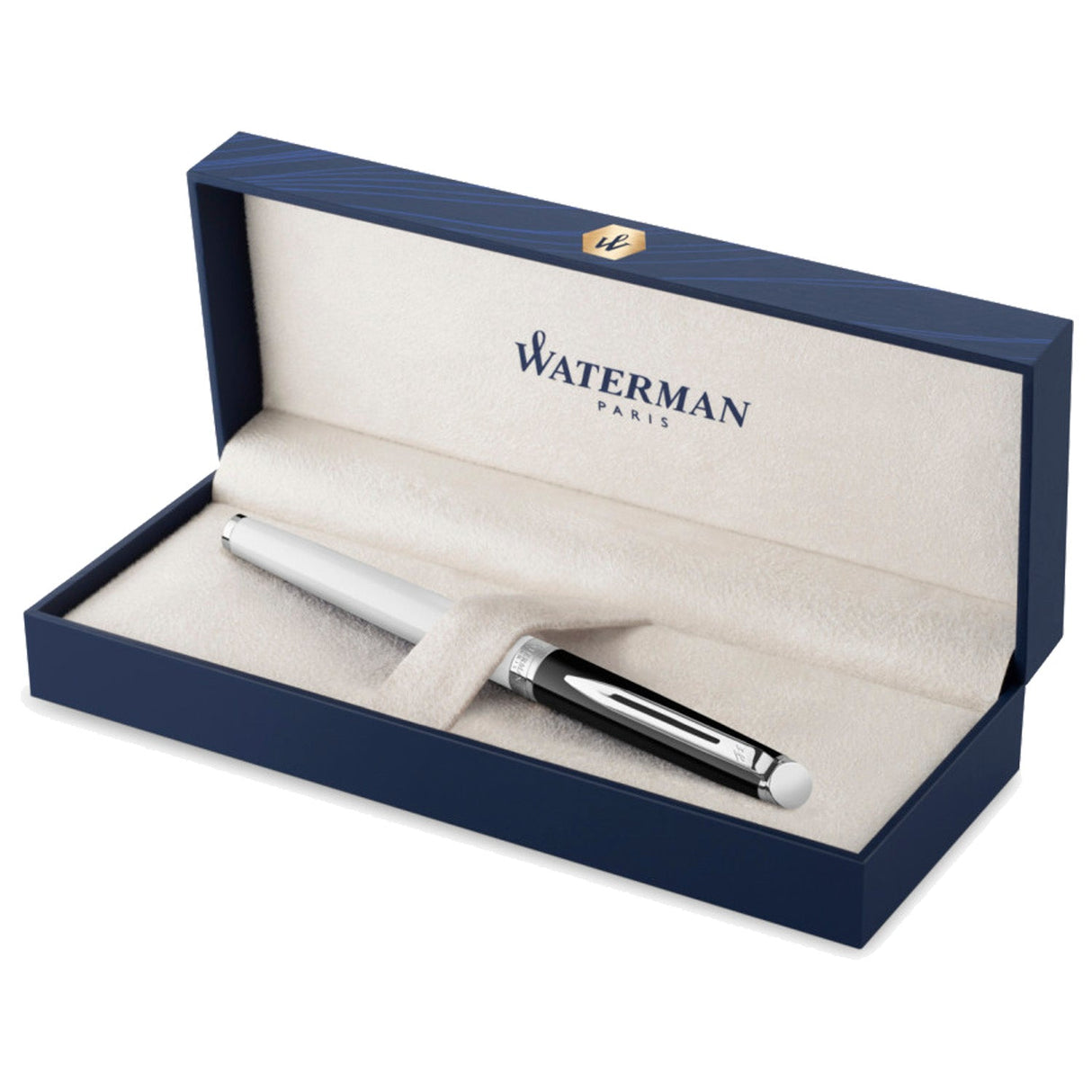 Waterman Hemisphere Colour Block Black/White CT Roller Ball Pen 9000037250