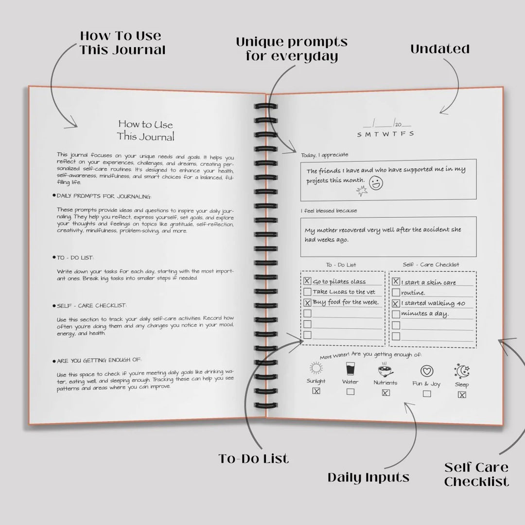 Simply Scribble Wellness A5 Journal