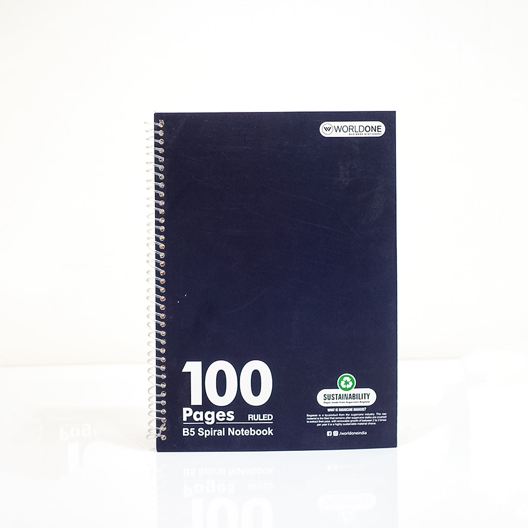 Worldone Spiral Ruled Notebook