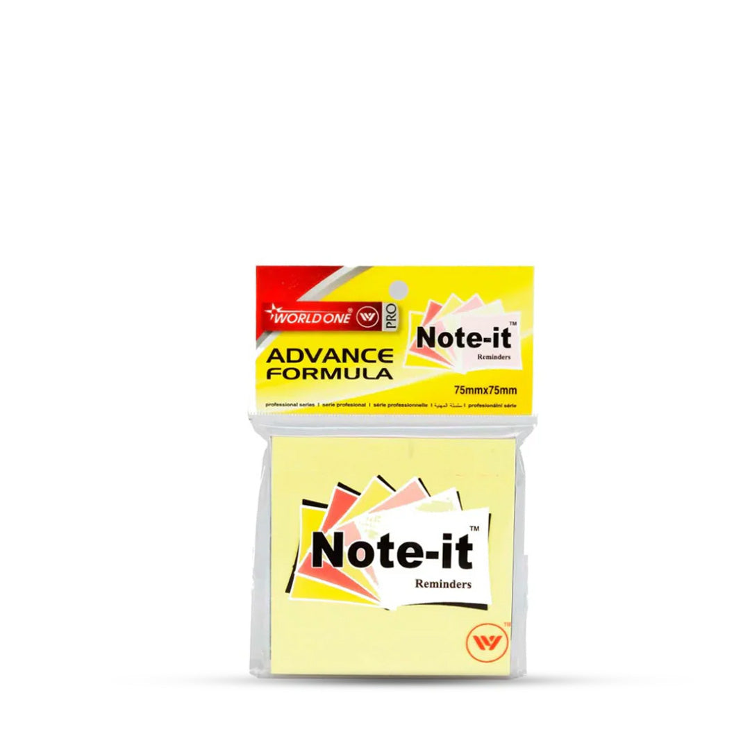 Worldone Note IT self-Adhesive and repositionable Sticky Notes