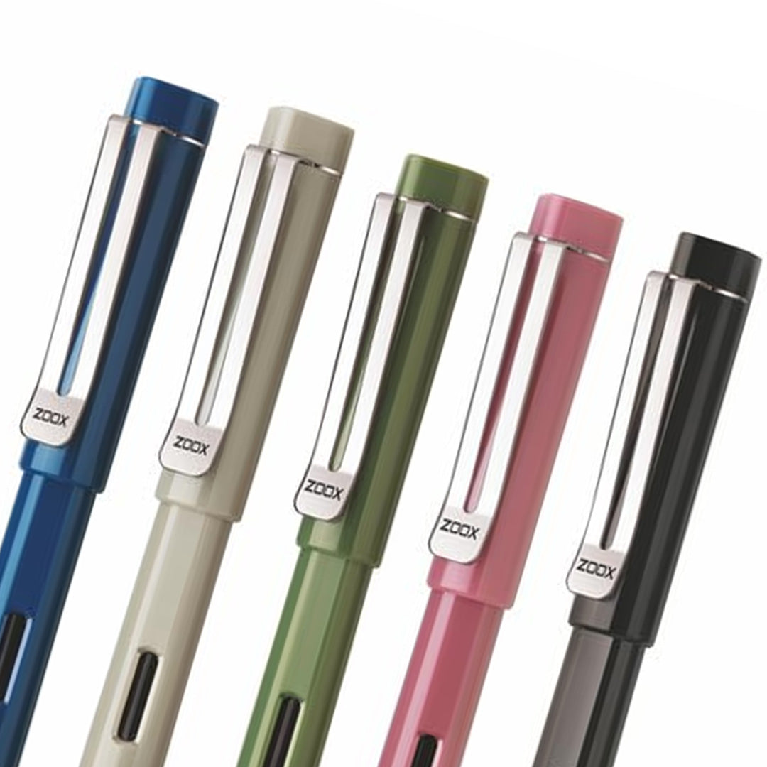 Zoox A9-Fountain pen with 3 pcs Ink Cartridge, 1 pc Ink Converter