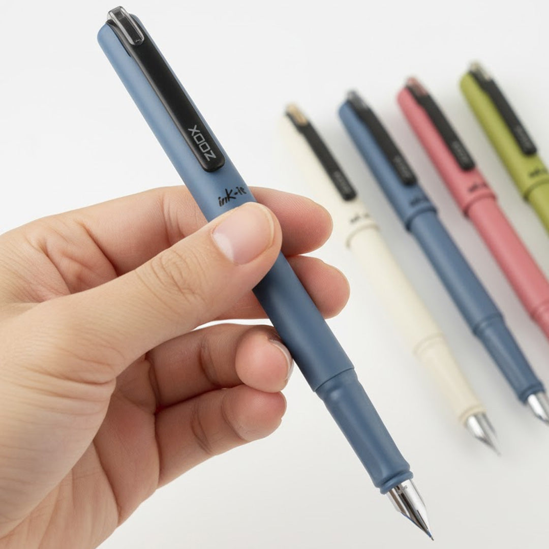 Zoox I9 Ink-It Fountain Pen with 3 pcs Ink Cartridge, 1 pc Ink Converter