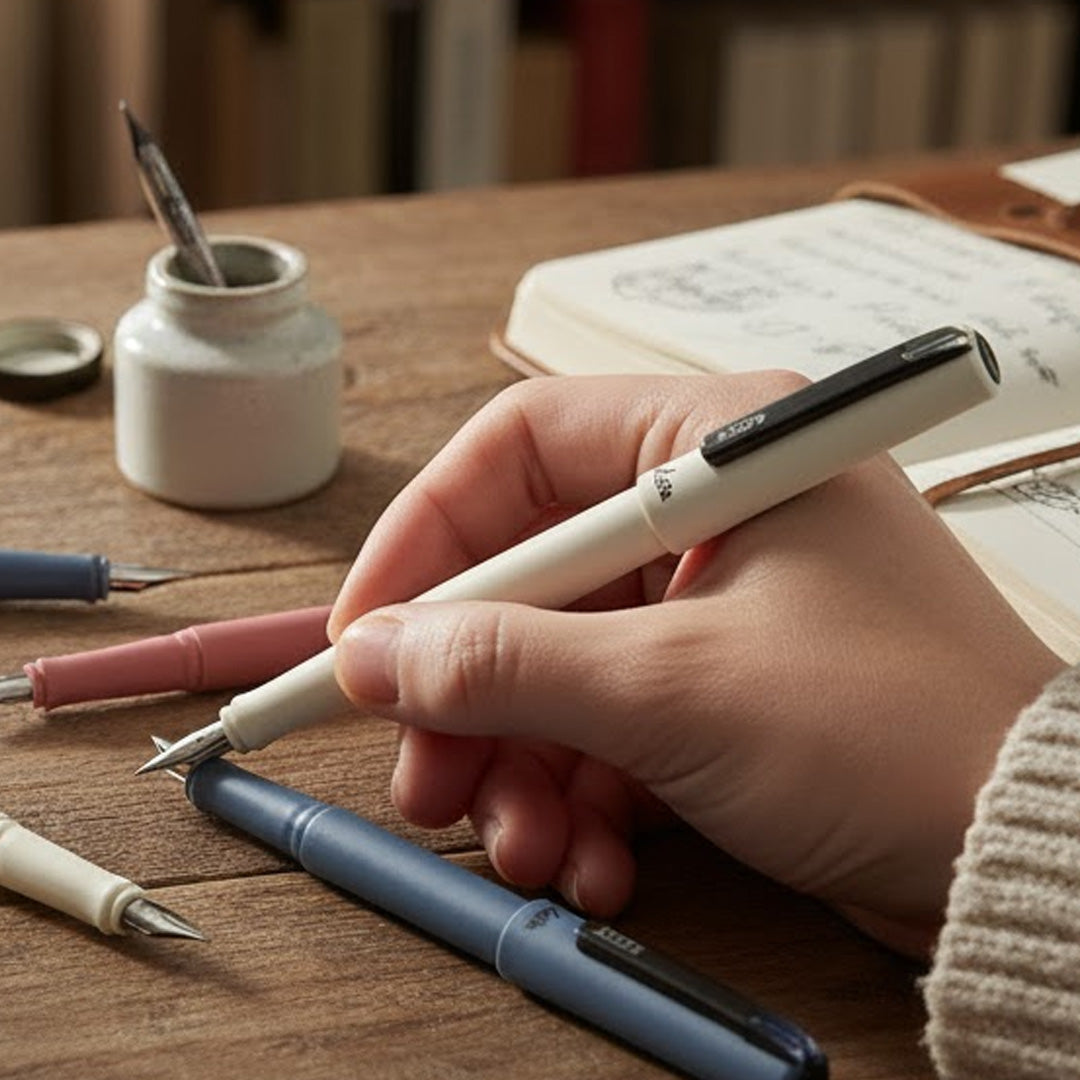 Zoox I9 Ink-It Fountain Pen with 3 pcs Ink Cartridge, 1 pc Ink Converter