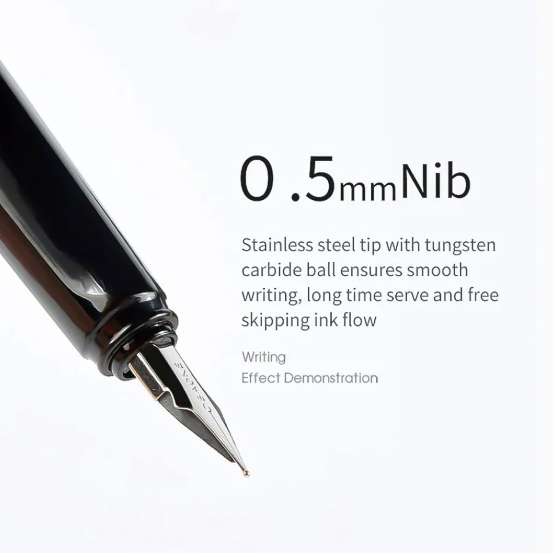 Baoke Fountain pen 0.5mm Black body-PM 149B - SCOOBOO - PM149B - Fountain Pen