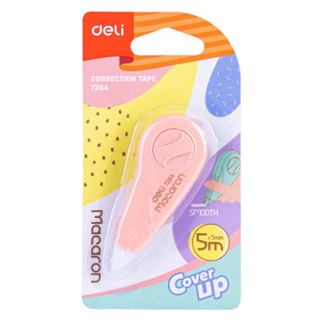 Deli Pastel Color Correction Tape 5mm - SCOOBOO - 7264 - Eraser & Correction