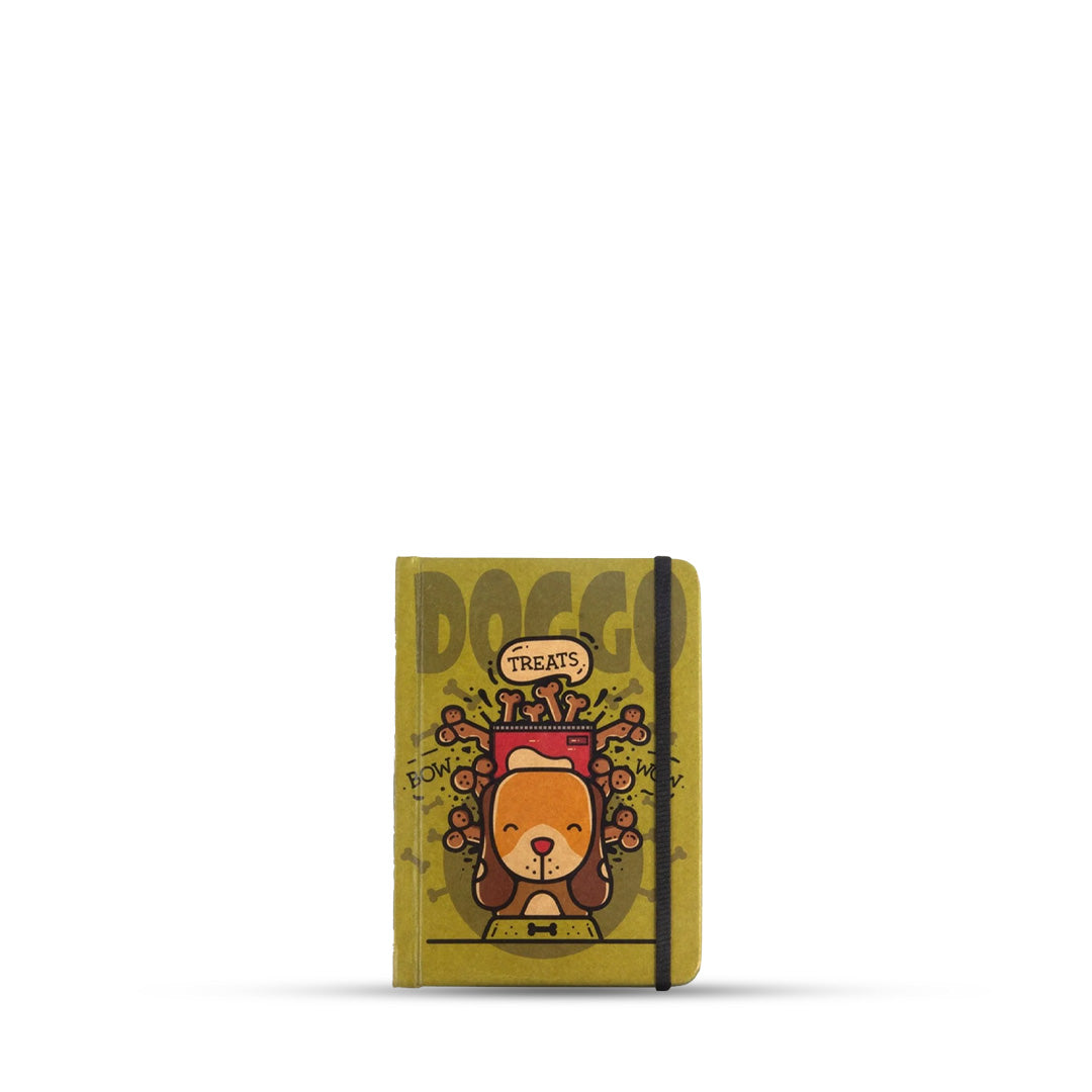 Mooch Jungle Series Khaki A6 Plain Notebook