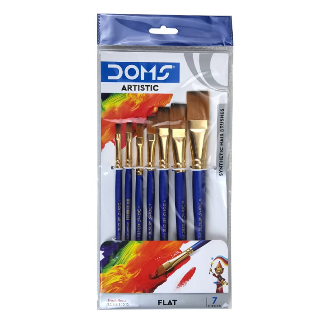 DOMS Artistic Synthetic Paint Brush Set - SCOOBOO - 8064 - Paint Brushes