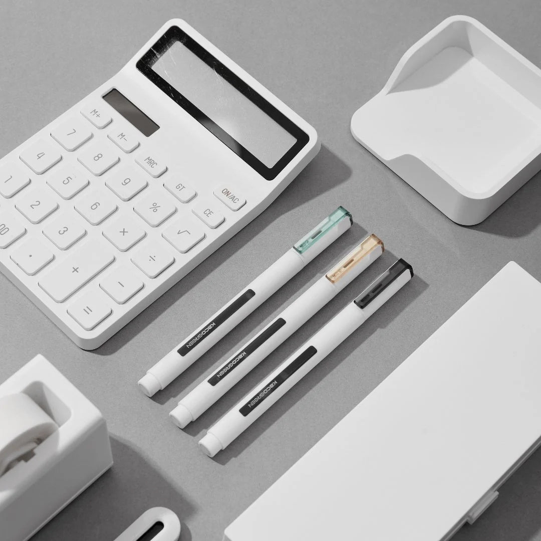 Kaco Tecflow 0.5mm Roller Gel Pen - Pack of 3 - SCOOBOO - K1026 - Gel Pens