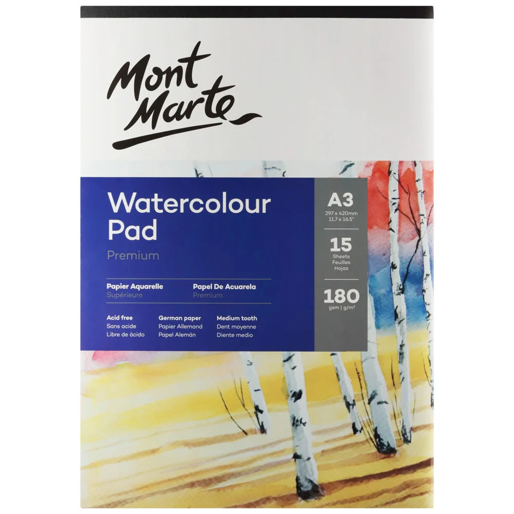 Mont Marte Watercolour German Paper Premium pad