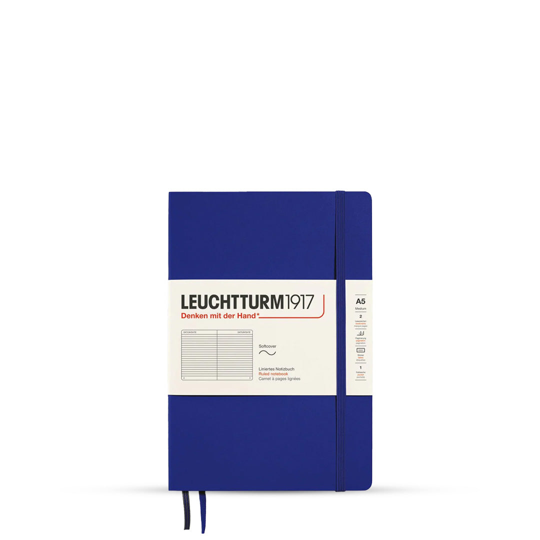 Leuchtturm Softcover A5 Ruled Notebook