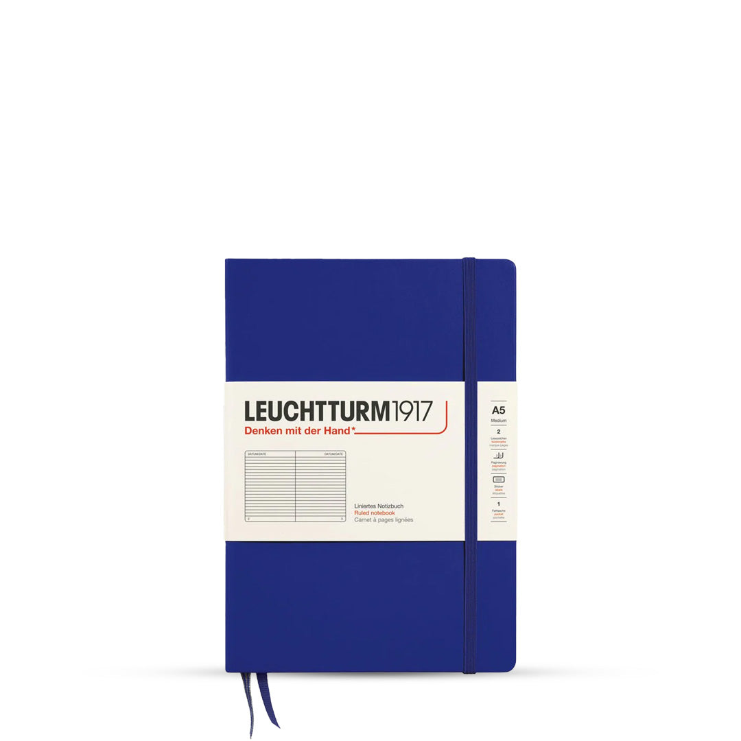 Leuchtturm Hardcover A5 Ruled Notebook