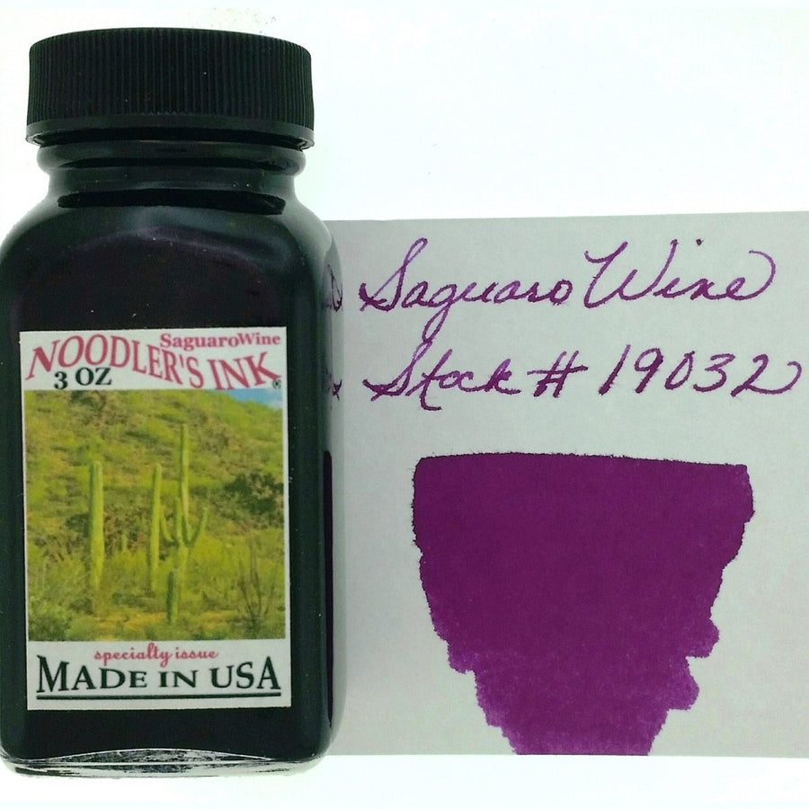 Noodler's Ink Bottle (Saguaro Wine - 88 ML) 19032 - SCOOBOO - NL_INKBTL_SAGUARO_88ML_19032 - Ink
