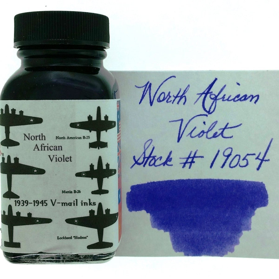 Noodler's Ink Bottle (V-Mail North African Violet - 88 ML) 19054 - SCOOBOO - NL_INKBTL_VNAV_88ML_19054 - Ink