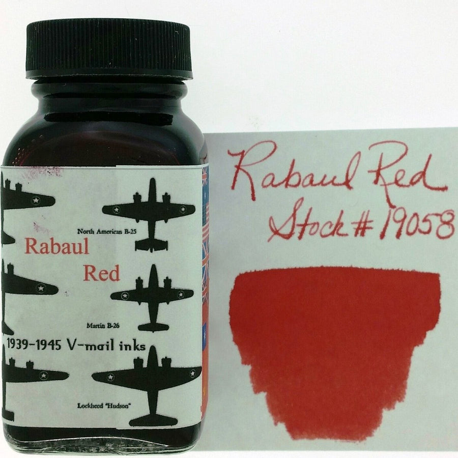 Noodler's Ink Bottle (V-Mail Rabaul Red - 88 ML) 19058 - SCOOBOO - NL_INKBTL_VRR_88ML_19058 - Ink