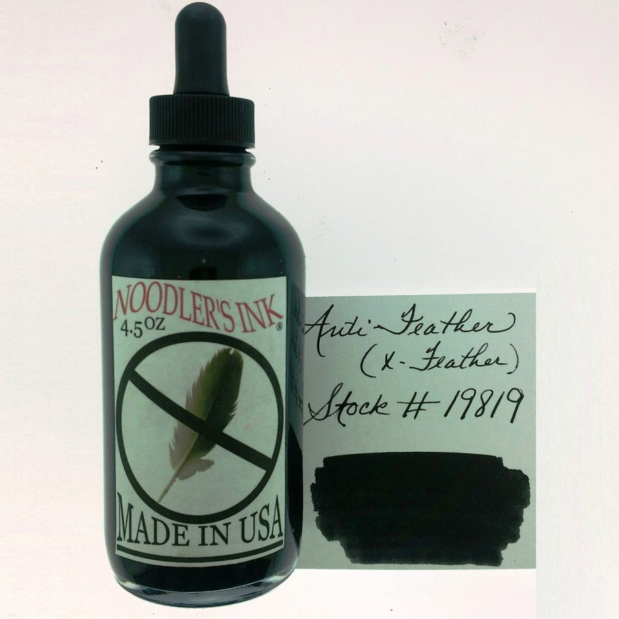 Noodler's Ink Bottle (X-Feather Black - 133 ML) 19819 - SCOOBOO - NL_INKBTL_XFEATHERX_133ML_19819 - Ink