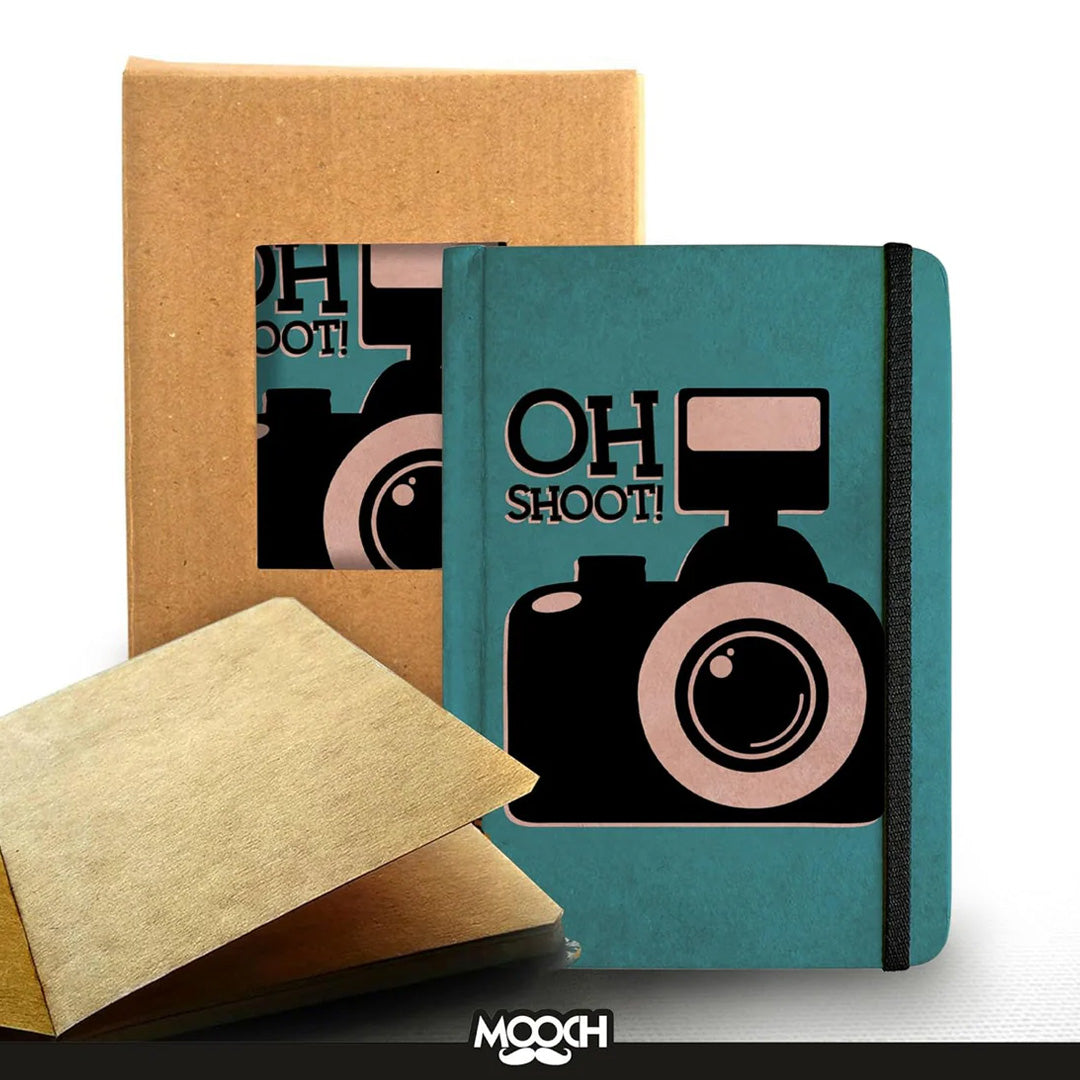 Mooch Celebrity Series Khaki A5 Plain Notebook