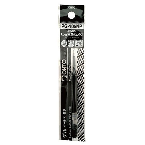 Ohto Gel Pen Refill Black - Pack of 2 - SCOOBOO - PG - 105NP - Ink Cartridge