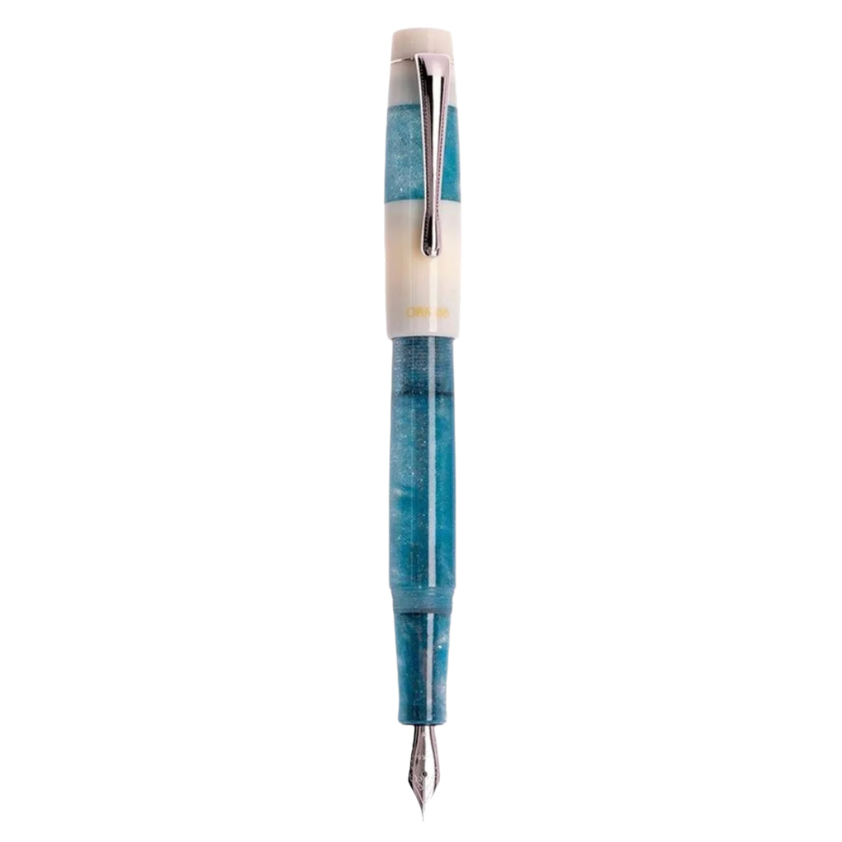 Opus 88 Koloro White/Blue Fountain pen - SCOOBOO - OP88_KLRO_WHTBLU_FPEF_96083908_EF - Fountain Pen