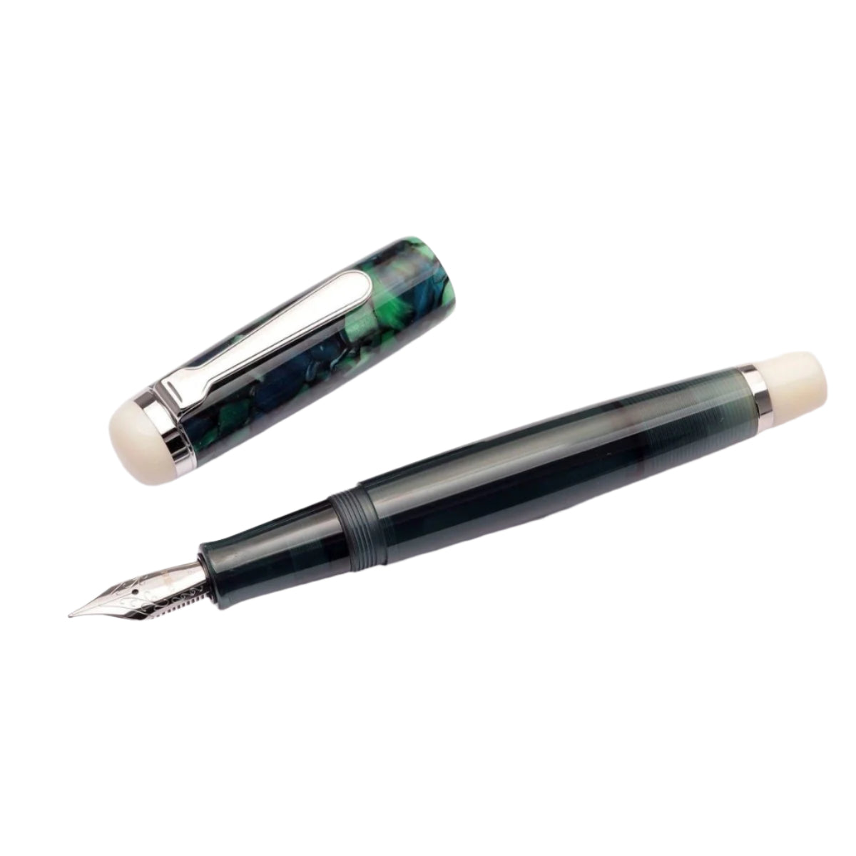 Opus 88 Omar Green Fountain pen - SCOOBOO - OP88_OMR_GRN_FPEF_96087612_EF - Fountain Pen