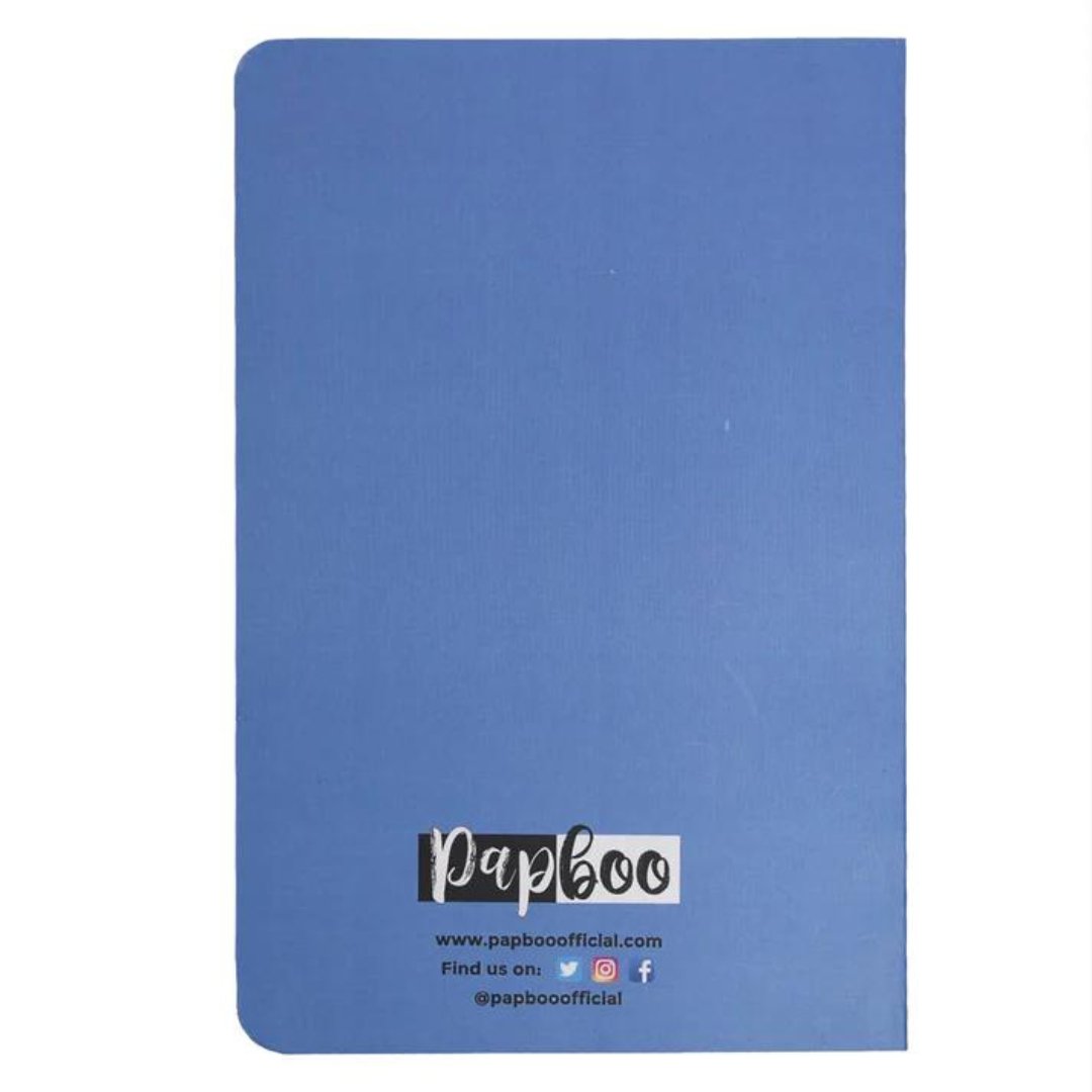 Papboo Ruled Soft Bound Notebook A5 - SCOOBOO - Travel Flag P - Ruled